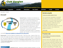 Tablet Screenshot of clubvosgien-dambach-la-ville.fr